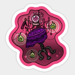 Seance Poltergeists Sticker